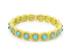 Enamel Stone Bracelet