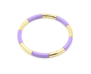 Skinny Enamel Tube Bracelet #2