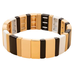 Large Rectangular Tile Bracelet