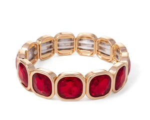 Ruby Red Jewel Bracelet