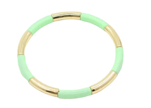 Skinny Enamel Tube Bracelet #2