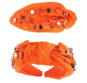 Festive Rhinestone Halloween Headband