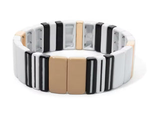 Large Rectangular Tile Bracelet