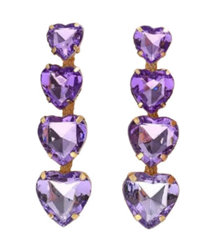 Purple Darling Earring