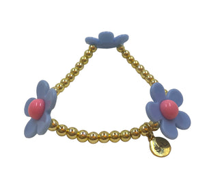 Acrylic Flower Bracelet
