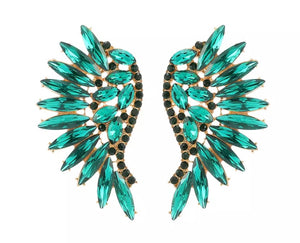 Angel Wing Jewel Earrings