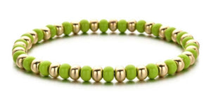 Enamel Beaded Bracelet